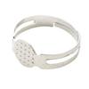 Adjustable Open Base Metal Ring Band - DIY Jewelry Accessory