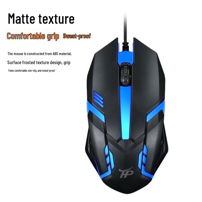 Яскрава кольорова дротова USB-миша для ігор та офісу