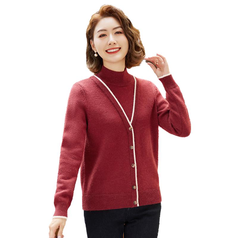 

Yuzhaolin Women s Autumn/Winter Thick Knit Sweater M