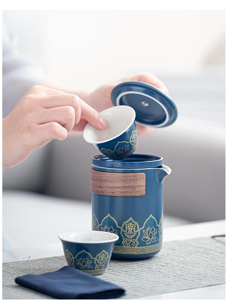 Corporate New Year Gift: Custom Logo Tea Set for Clients and Employees