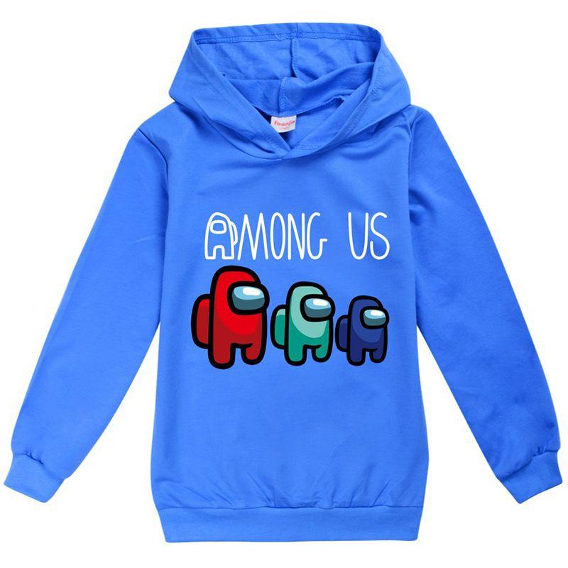 Among Us Game Kids Hoodies Boys Girls Impostor Hooded Sweatshirt Tops Jumpers