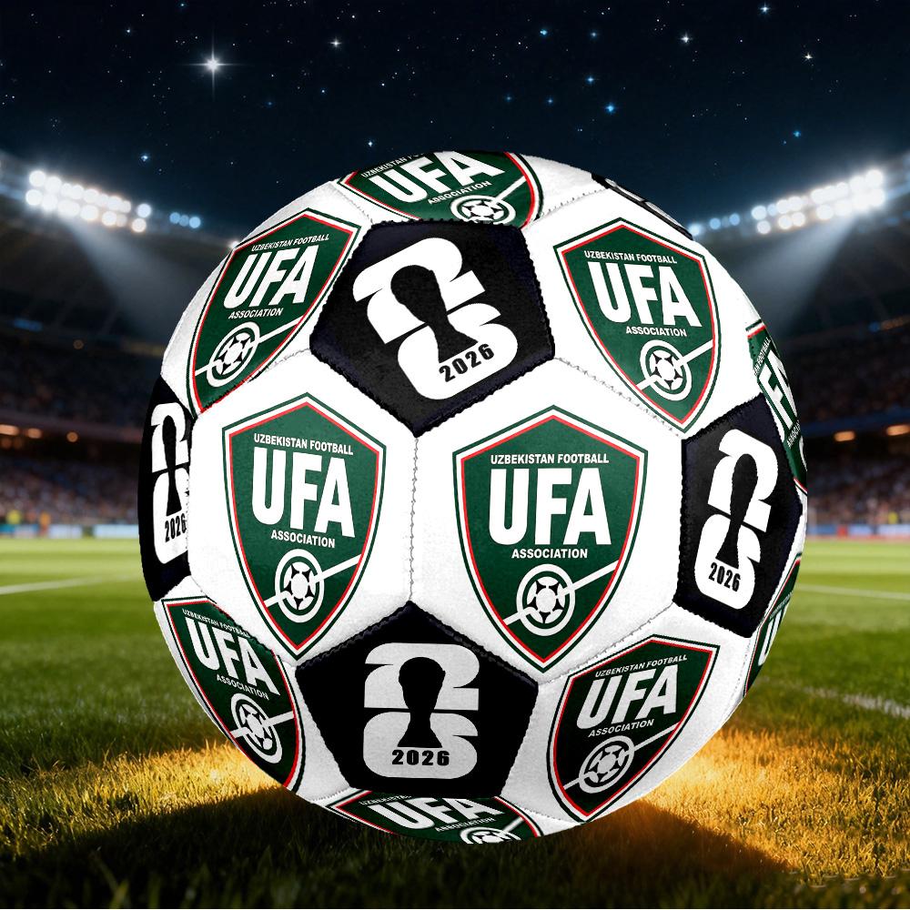 1 Stück Usbekistan Fußball Größe 5 Fußball Professioneller Spiel-Trainingsfußball Indoor & Outdoor Sportball Vereins-Trainingsball Leicht Durable y1