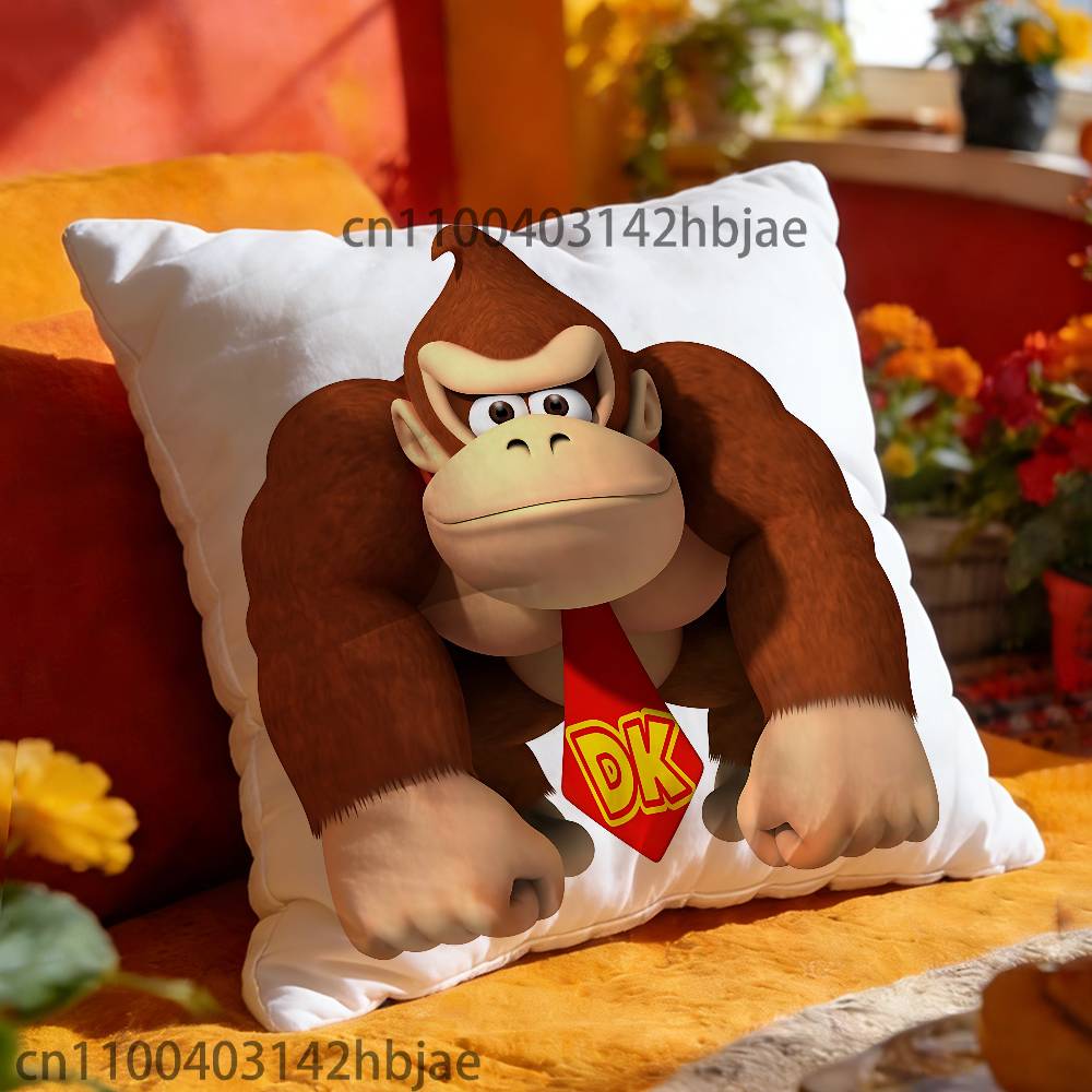 D-ÅsnaS K-ApaB-BananS Kuddfodral Sovrum Vardagsrum Soffa Heminredning Polyester Kuddfodral med Dragkedja