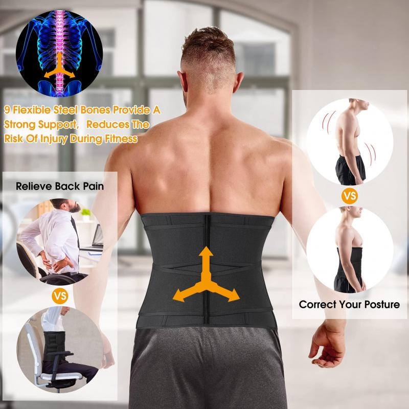 Herren Taillenformer Trimmer Korsett zur Gewichtsreduktion Bauchkontrolle Body Shaper Kompressions-Shapewear Schweißgürtel Slim… Mehr4.3Mehr als 1000 Käufe