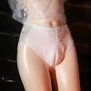 Mutandine Sissy Sexy da Uomo Camel Toe Biancheria Intima di Pizzo Trasparenti Lingerie Travestito Crossdressing Finta Vagina Mutandine Artificiali