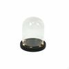 Glasglocke mit Lichtsockel Modernes Minimalistisches Design Beleuchtet Ideales Geschenk Vitrinenglocke