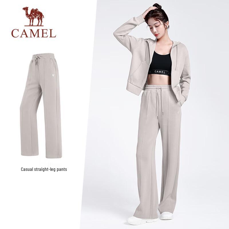CAMEL Women s Straight-Leg Knit Casual Sweatpants XL