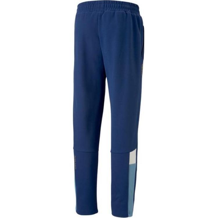 PUMA Knitted Sweatpants Men's Dark Navy Blue Moderate Straight Fit Pants 772352-25