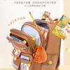 Zaino Scuola Capibara Rotolante Borsa Scuola per Bambini con Ruote Ragazze Ragazzi Trolley Zaino Scuola Zaini Rotolanti con Ruote