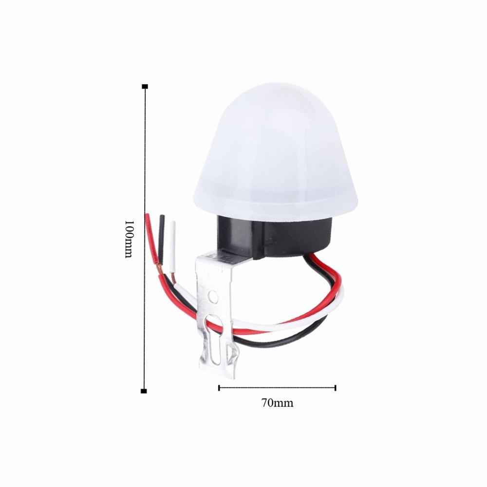 2 PCS AC/DC Street Light Photoswitch Adjustable Dusk To Dawn Sensor Auto on Off Switch  Night Light