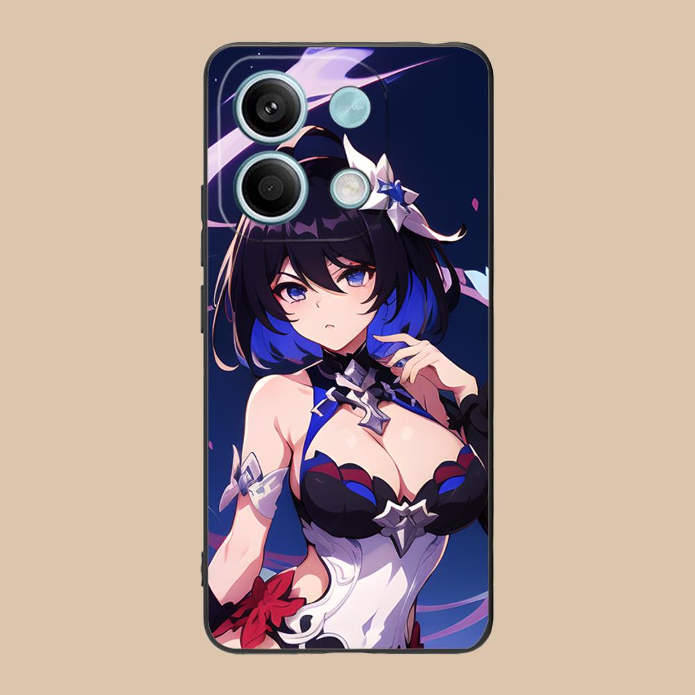 HSR Seele Matte TPU Mobile Phone Case for POCO F8 F7 F6 F5 F4 F3 F2 Pro GT C75 C71 C65 C61 C40 Pro Ultra Colorful Cover