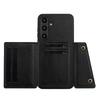 For Samsung Galaxy S24 FE Case Card Slots Kickstand Leather+TPU Phone Cover