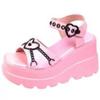Sandals for Women Fashion Outdoor Casual Sandals Punk Style Gothic Sandals for Women Wedges Platform Sandal Sandalias De Mujer