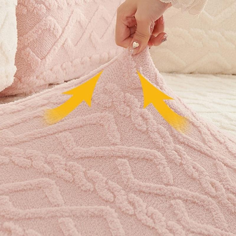 Luxurious Plush Sofa Arm Cover For Comfort And Warmth Furniture Protector Machine Washable Fuzzy Armrest Slipcover