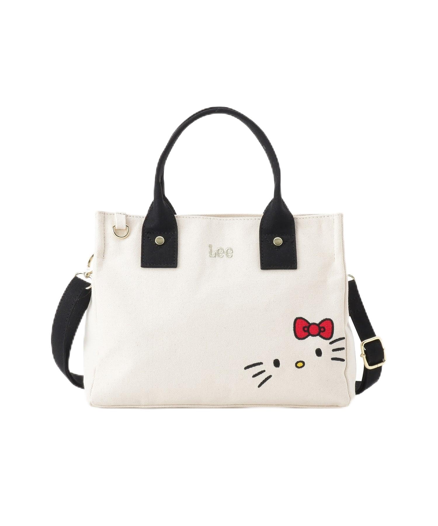 

Tote Bag Lee Special Order Face Square 2WAY Tote 76902050 Ivory 00 [Globe] [Hello Kitty] Women s (004)