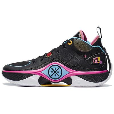 Li Ning Wade Shadow 5 Cushioning Slip Resistant Low Top Basketball Shoes Men's Black ABPT053-1