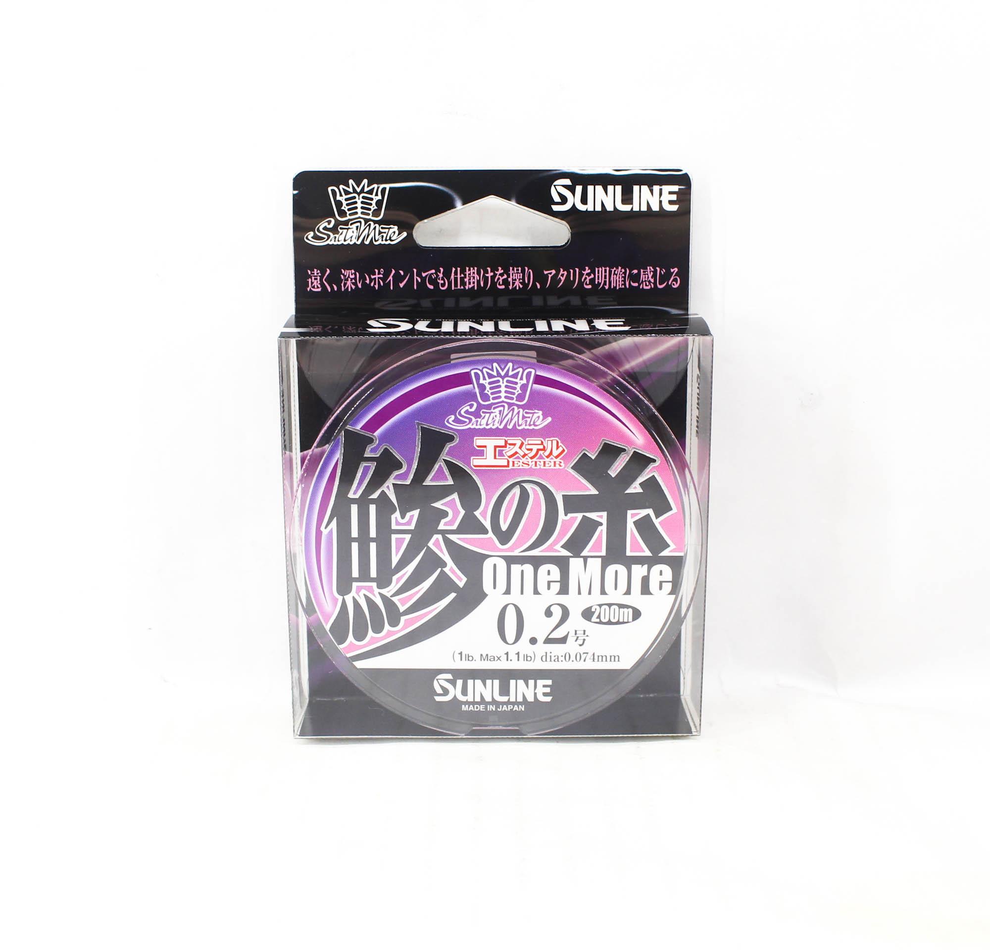 

Sunline Ester Line Aji No Ito One More 200м #0,2 1 фунт 0,074 мм (6763)