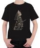 Samurai Cat Japanese Warrior Katana Armor Japan Y2K Ronin Kids T-Shirt