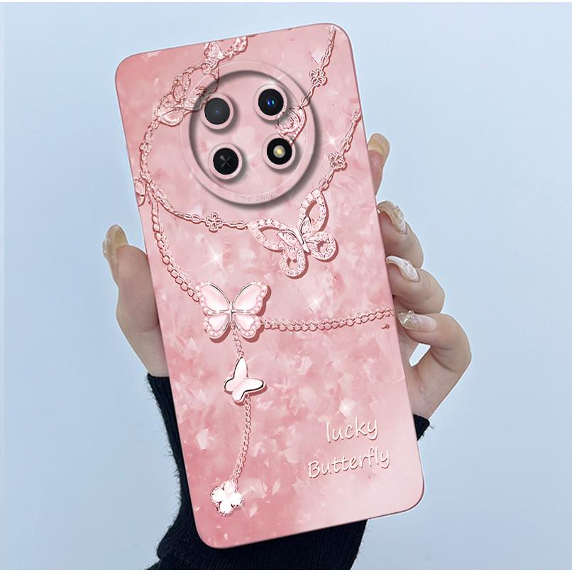 Case For Huawei Nova 14i Phone Case Coque Simplicity Oil Painting Flowers Silicone Soft Back Cover For Huawei Nova14i 14 I Funda