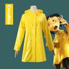 Coraline Wybie Cosplay Roupa Trench Coat Para Festa de Halloween