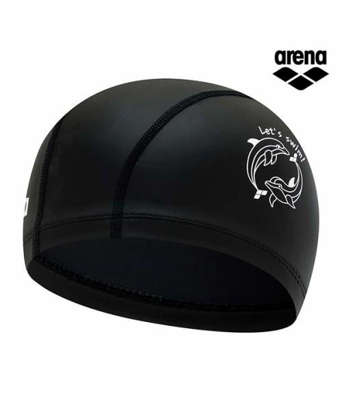 Alena Dolphin Silicone Coated Swim Cap A6Ac1Al06Blk