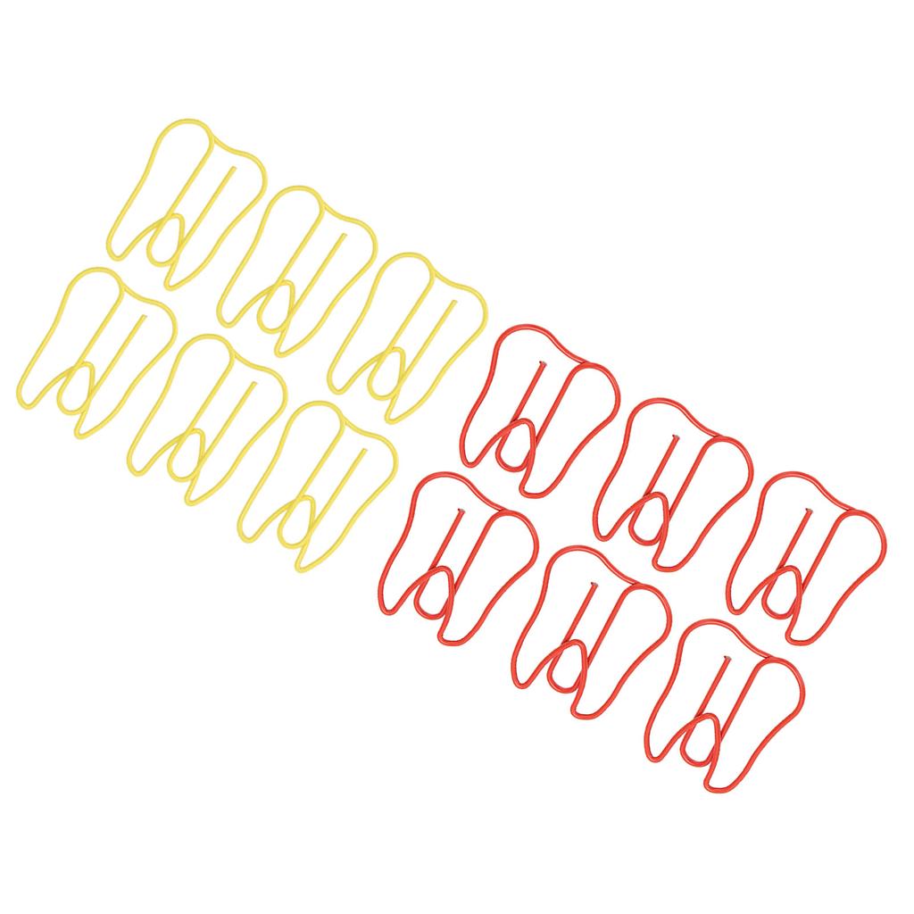 100PCS Paper Clips Metal Multifunctional Paper Memo Clip Portable Office Clips for Document