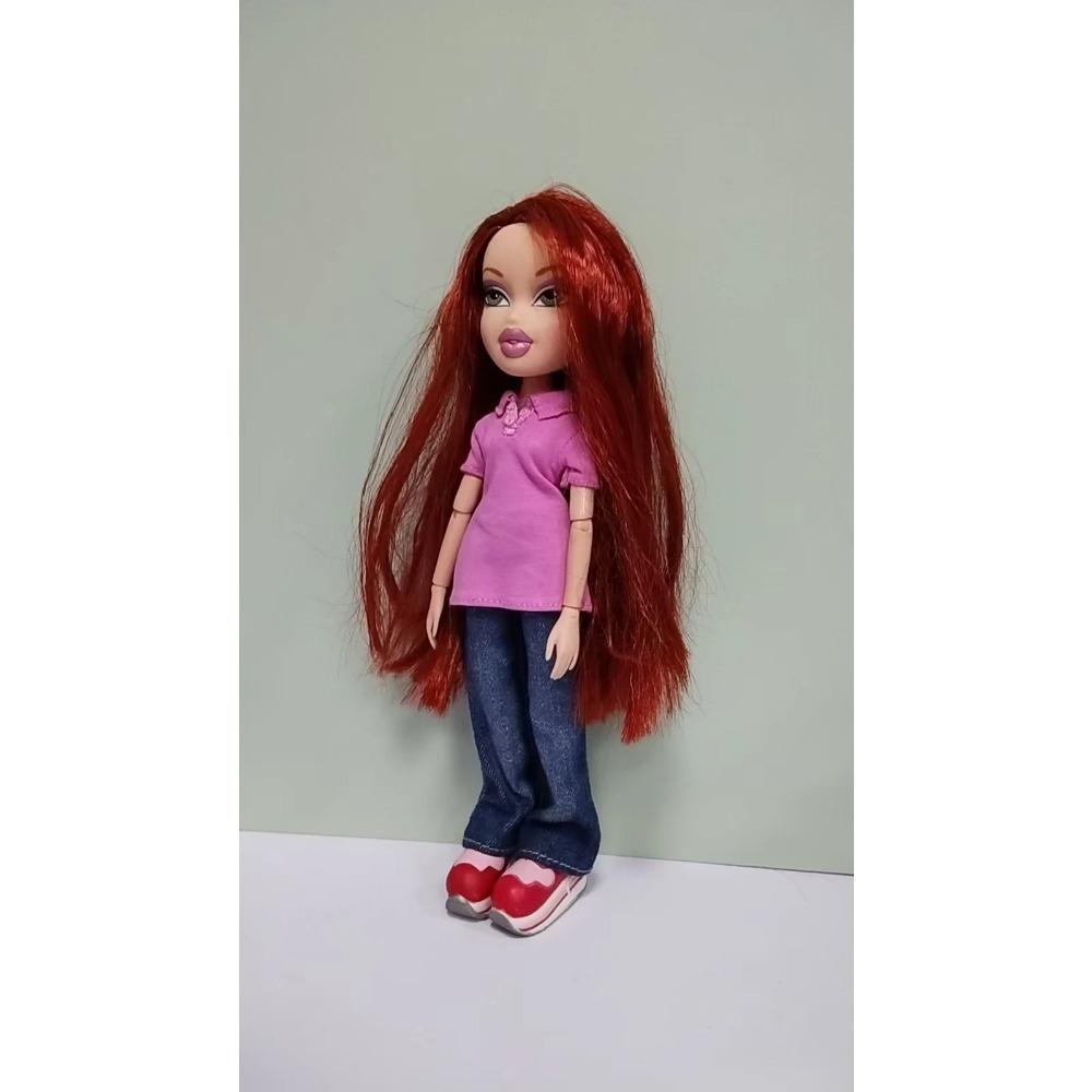 Bratz Head Body Clothes Fur Tops Coat For 30cm Doll