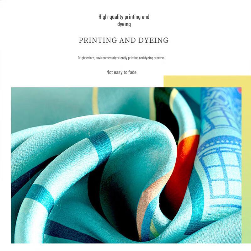 Hengyuanxiang Women's Versatile Mulberry Silk Scarf