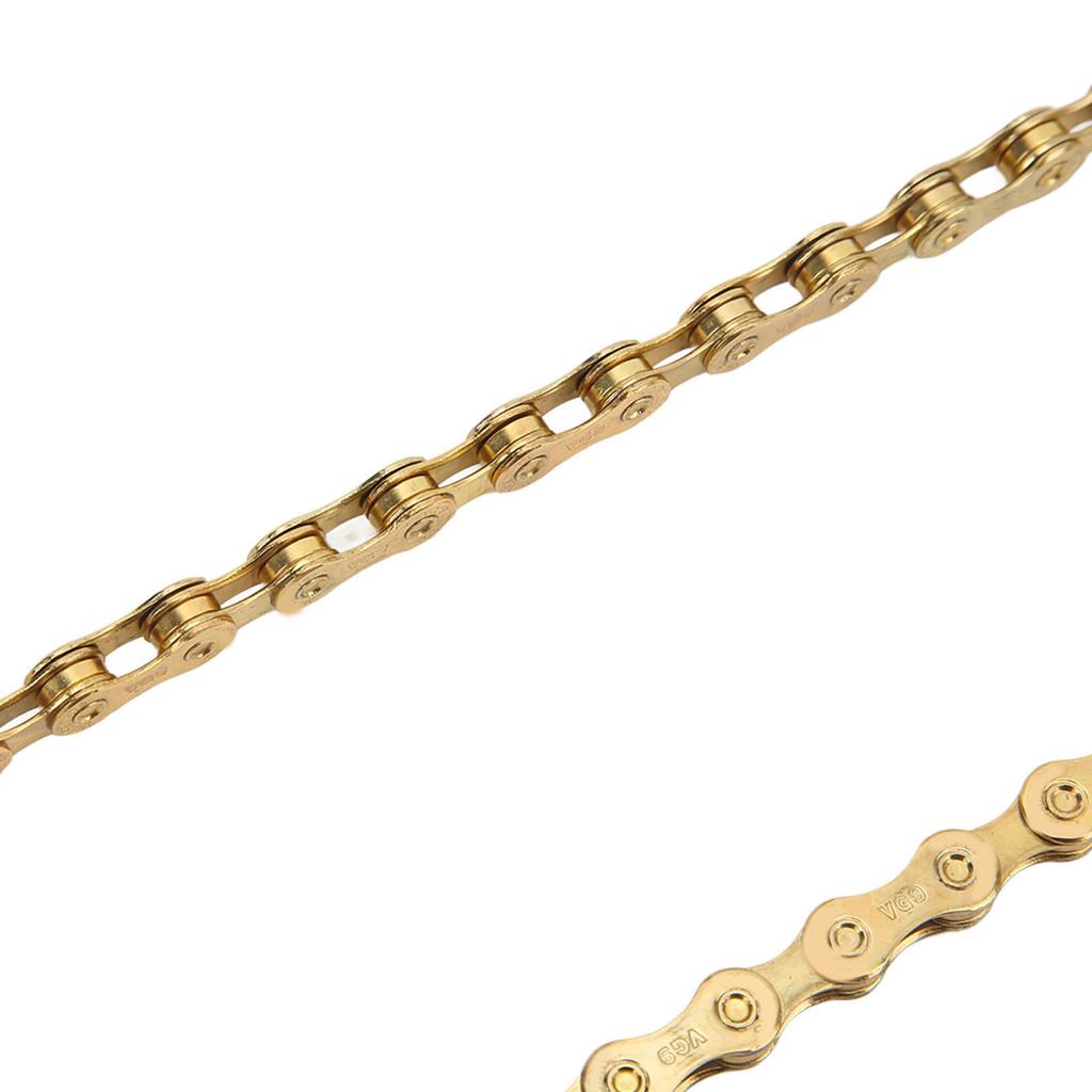 Bike Chain 9 Speed Flat Bicycle Chain Road Bike Mountain Bike Speed Shifting Systems Bike for VG SPORTS