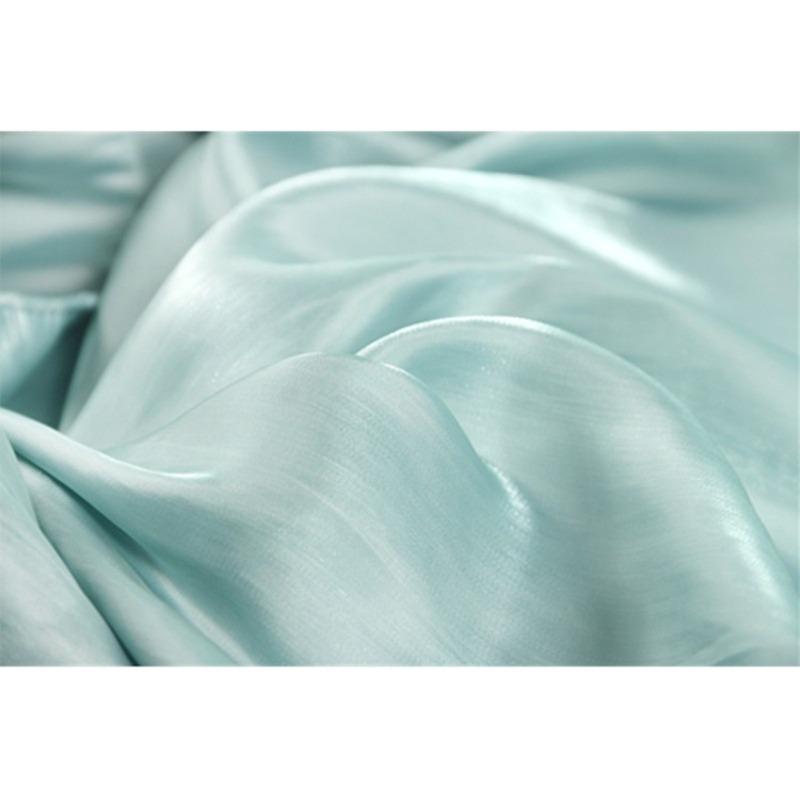 100/300cm Crystal Silk Pearlescent Fabric Bright Face Silk Smooth for Diy Sewing Dress Shirt Wholesale Cloth Apparel Material
