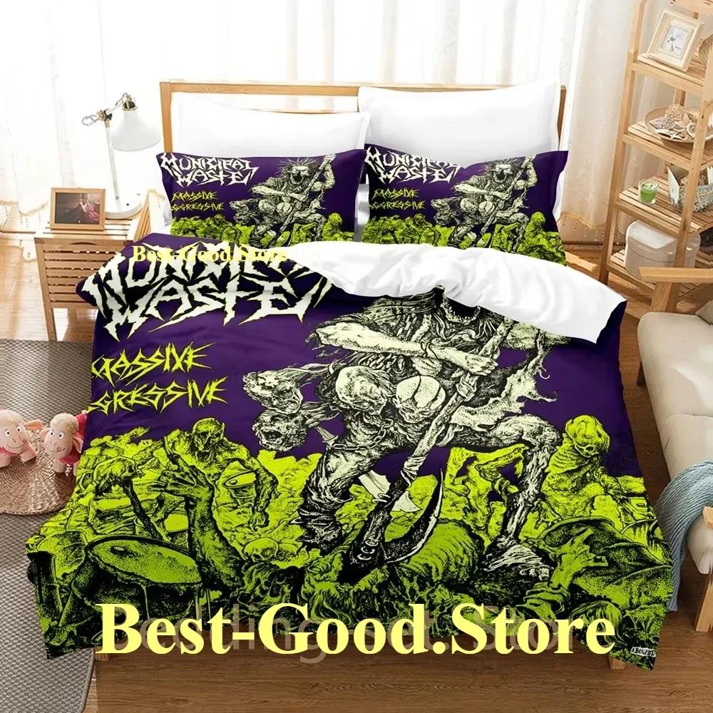 Municipal Waste Bedding Set Single Twin Printed Bed Set With Pillowcase Bed Duvet Cover Soft Single Double Queen Super King Size