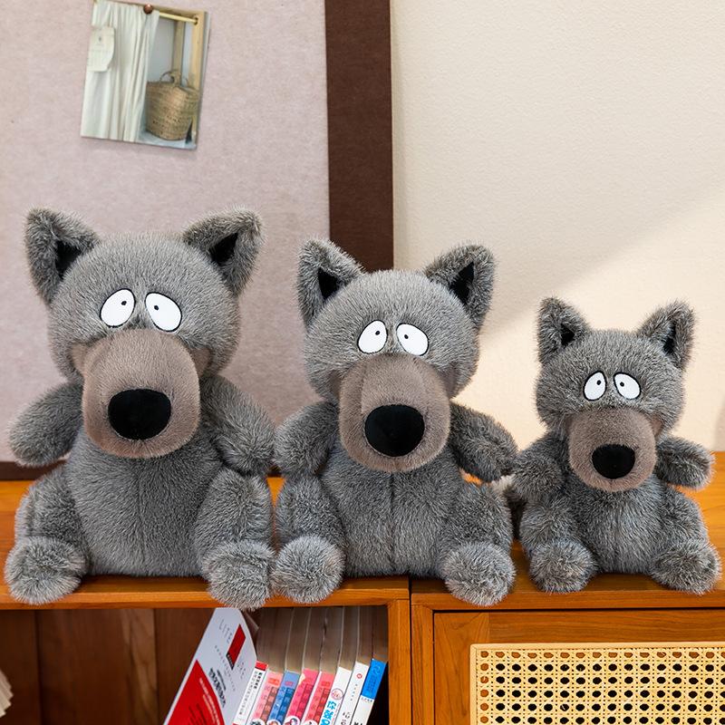 Big Bad Wolf Cuddles Doll Bed Pillow Plush Toy Children s Birthday Gift 25cm(280g)