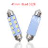 2pcs Interior Reading Light T10 31mm 39mm 41mm DC12V White 8SMD Door Dual Pointed Tail Trunk Lamp Dome Cars Waterproof Fog