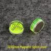 Magnetic High-Precision 32x12 Mini Horizontal Bubble Level with Tape Scale