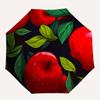 1pc Apple, FruitAutomatic Folding Umbrella, Portable & Foldable Design with 8 Ribs, Casual Outdoor Accessory Yy250804274