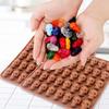 40 Holes Skull Ice Cube Silicone Mold Halloween Creative Decoration Reusable Bar Party Ice Making DIY Candy Chocolate Baking