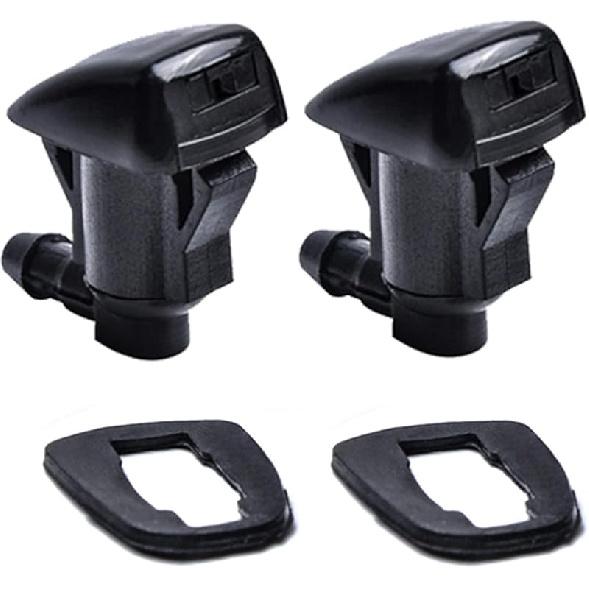 Toyota Windshield Washer Nozzles Kit - Replaces OEM #85381-AE020, Fits 04-10 Sienna, 05-12 Corolla, 04-08 Solara, 00-05 Tundra