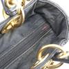 Dior Lady Dior Handbag Canage 2WAYShoulder black Nylon Women Used