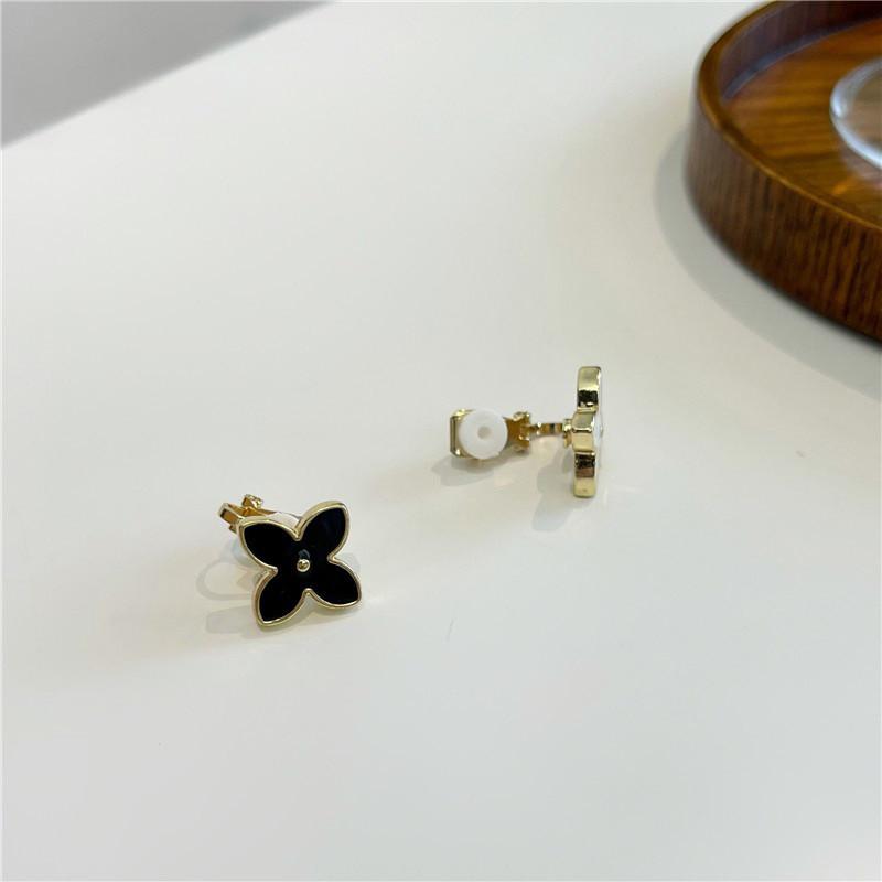 Cartoon Character Four Leaf Clover Ear Earrings For Birthdays And Parties