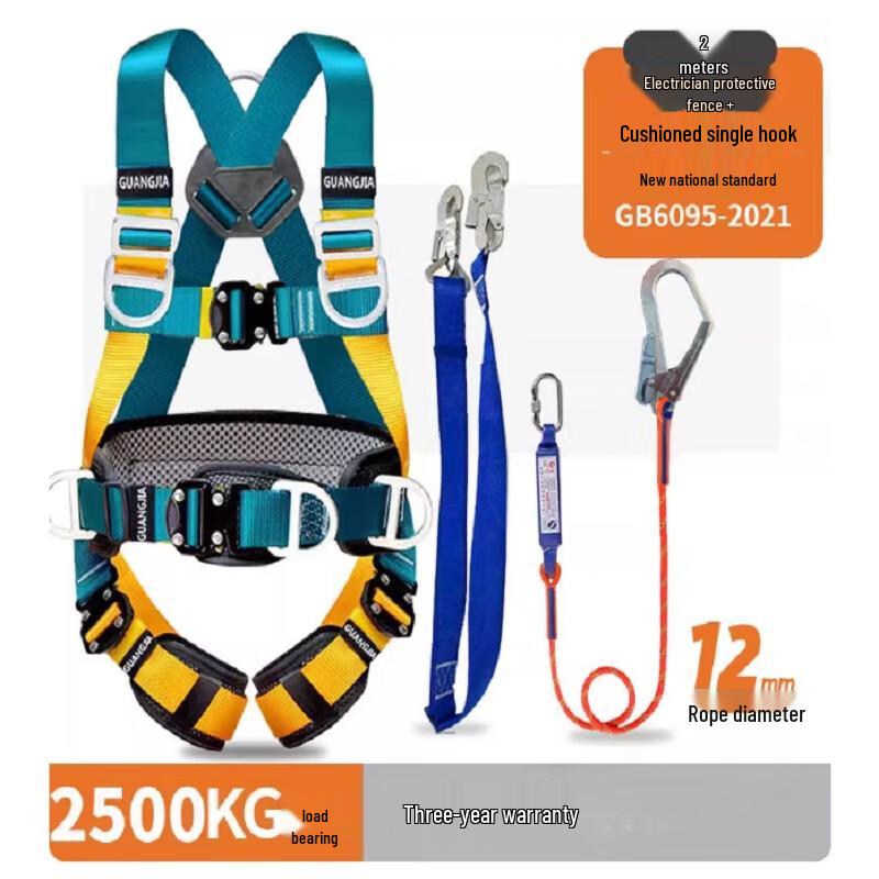 OLOMM Full-Body Safety Harness Kit