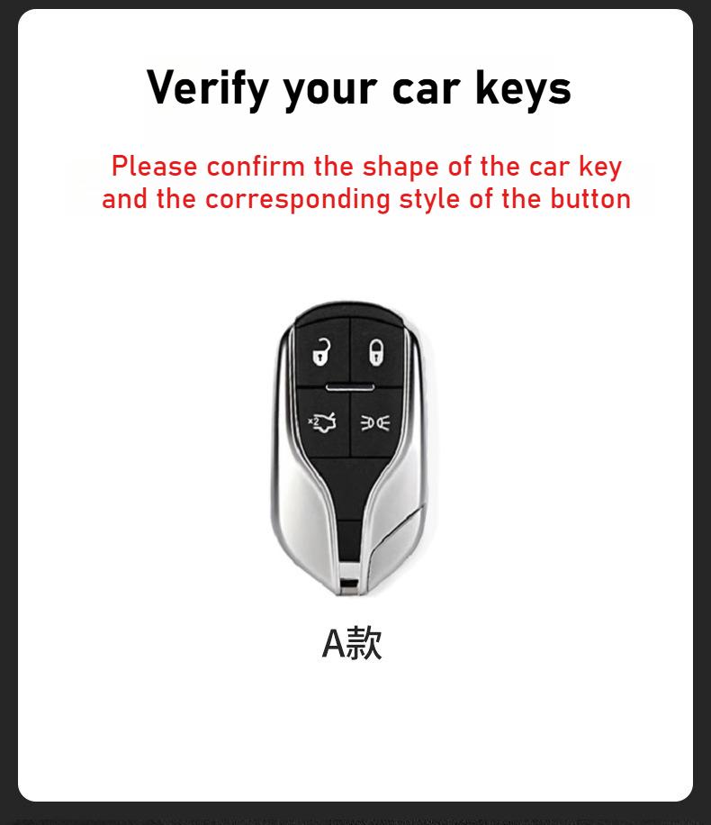 Car Key Cover for Maserati Ghibli Levante GT Quattroporte 3D Full Package Fur Flipping Scratch-resistant Key Protective Cover