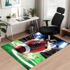 American football Printed Carpet, for Office Chair Living Room Bedroom Kitchen Room Decor Gifts.