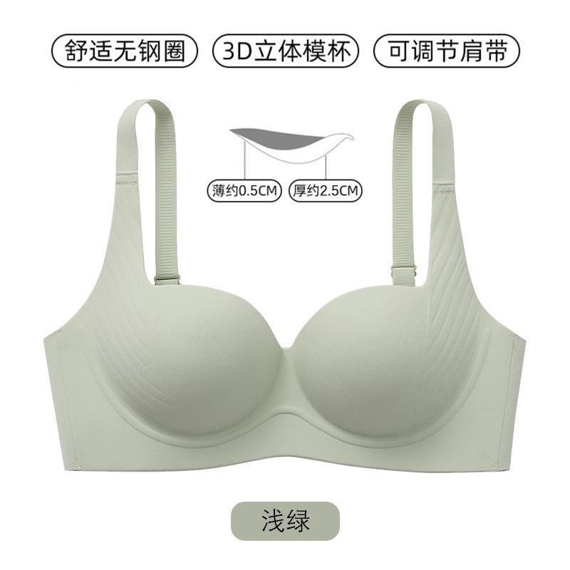 Original underwear women's small breasts gather and show large collection, soft support, no steel ring, no traces, comfortable bra