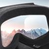 Okulary Rowerowe Zewnętrzne z Odpinaną Osłoną Twarzy Ochrona UV Wiatroszczelne Lekkie Męskie Damskie Okulary Sportowe do Narciarstwa Snowboardu Motocykla Roweru