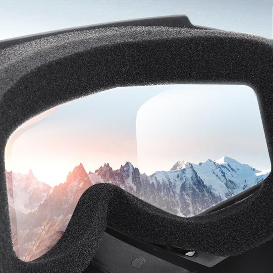 Okulary Rowerowe Zewnętrzne z Odpinaną Osłoną Twarzy Ochrona UV Wiatroszczelne Lekkie Męskie Damskie Okulary Sportowe do Narciarstwa Snowboardu Motocykla Roweru