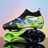 New Men Soccer Shoes High-Quality Outside High Ankle Ultralight Indoor Football Boots Boys Athletic Shoes Futsal Anti-Skid Athletic Shoes