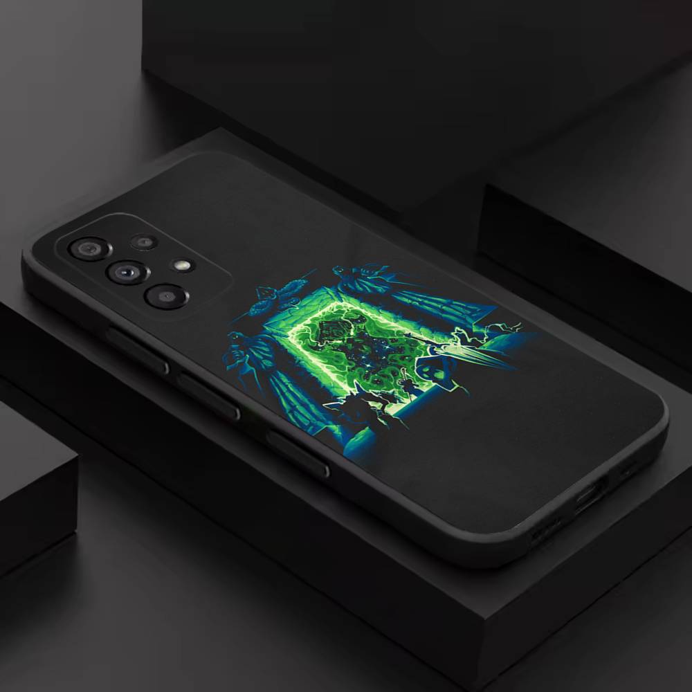 W-World Of W-Warcraft Cool Phone Case For Samsung S 9,10,21,30,22,23,24,25,26,Ultra,Plus,Lite,FE,4,5G Black Soft Precise