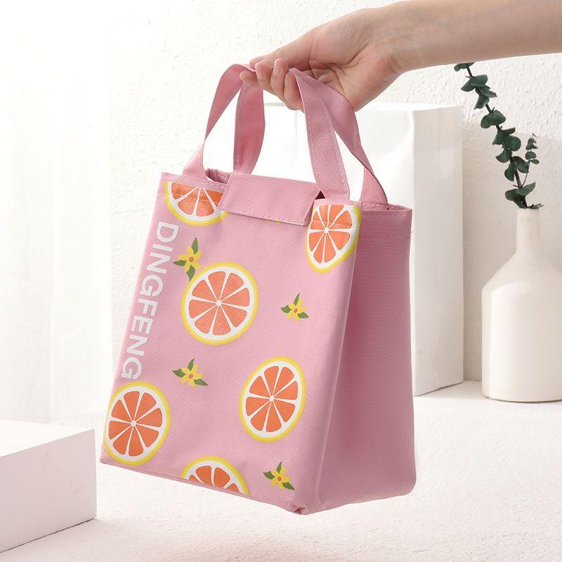 Lunch Bag Thickened Aluminum Foil Insulation Bag Tote Bag Waterproof Fresh Lunch Bag Suitable for Daily Life