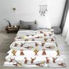 George the curious monkey cartoon for kids pack Blanket Warm Fleece Sofa Throw Blanket for Home Bedroom Office Throws Bedspread