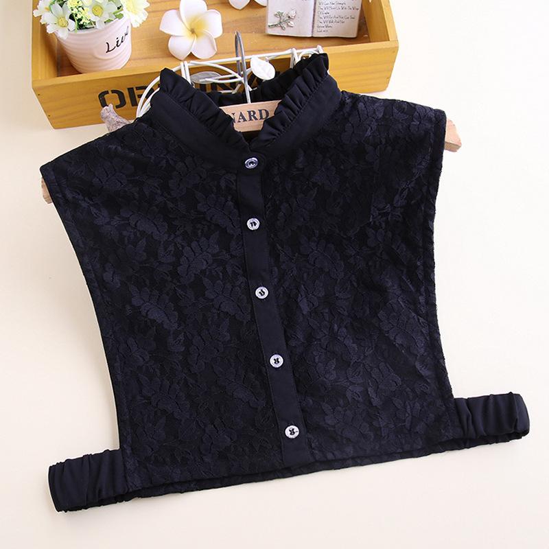 

Универсальный воротник-стойка, кружевной воротник-стойка, шифоновый декоративный воротник, кружевной воротник-стойка для женщин B195B196